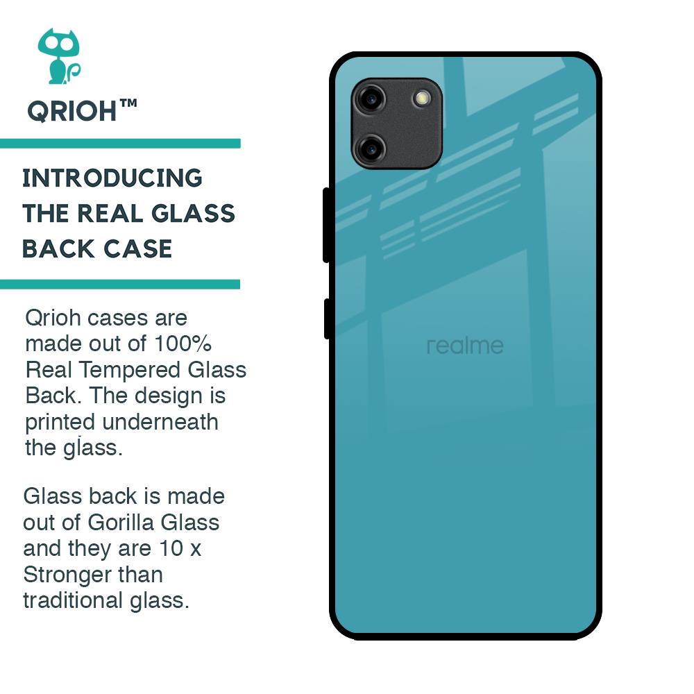 Oceanic Turquiose Glass Case for Realme C11