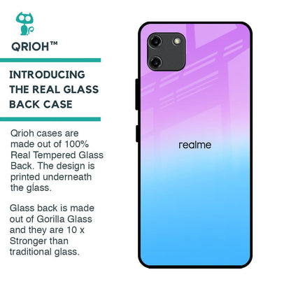 Unicorn Pattern Glass Case for Realme C11