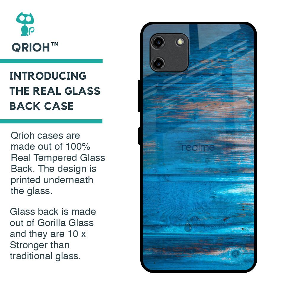 Patina Finish Glass case for Realme C11