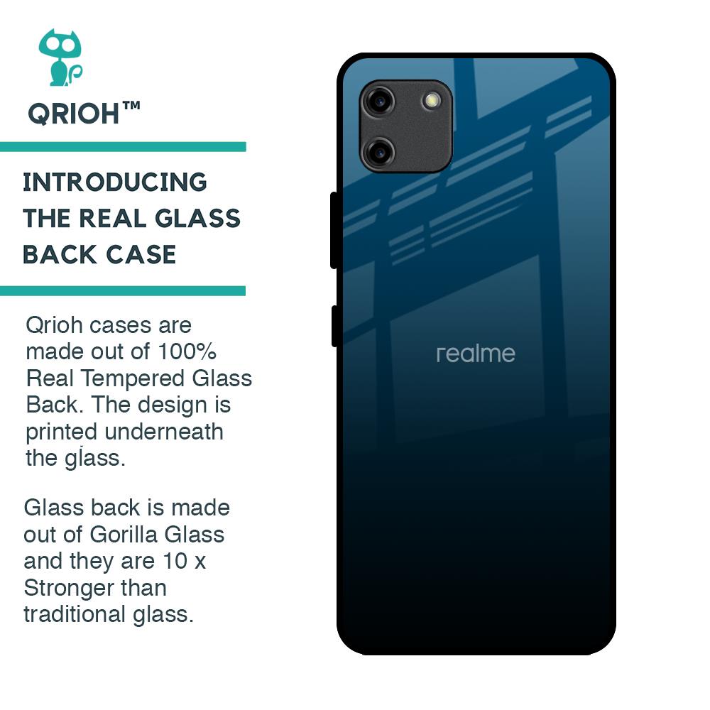 Sailor Blue Glass Case For Realme C11