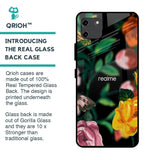 Flowers & Butterfly Glass Case for Realme C11