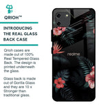 Tropical Art Flower Glass Case for Realme C11