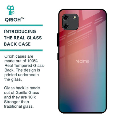 Dusty Multi Gradient Glass Case for Realme C11