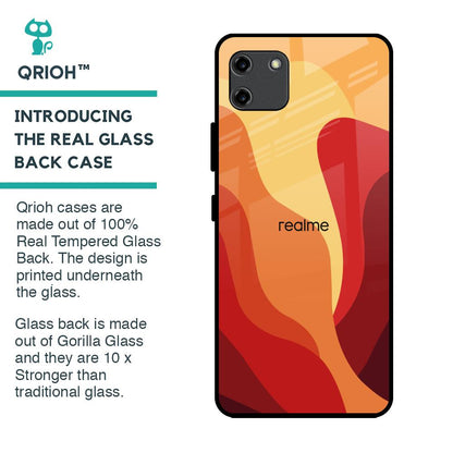 Magma Color Pattern Glass Case for Realme C11