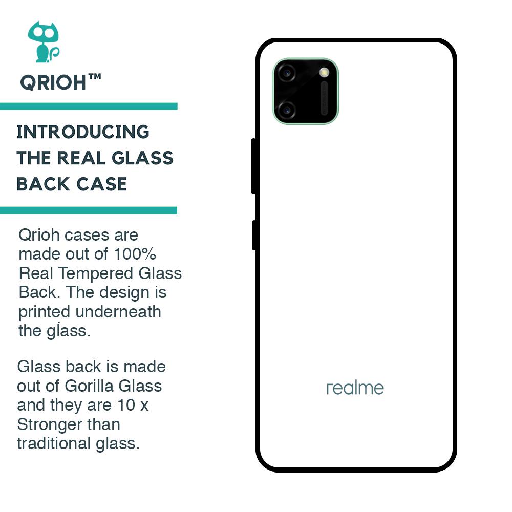 Arctic White Glass Case for Realme C11