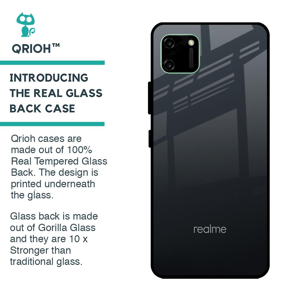 Stone Grey Glass Case For Realme C11