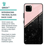 Marble Texture Pink Glass Case For Realme C11