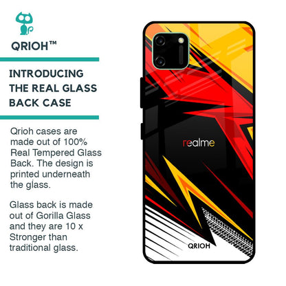 Race Jersey Pattern Glass Case For Realme C11