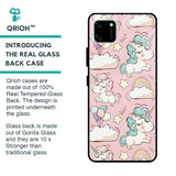 Balloon Unicorn Glass case for Realme C11
