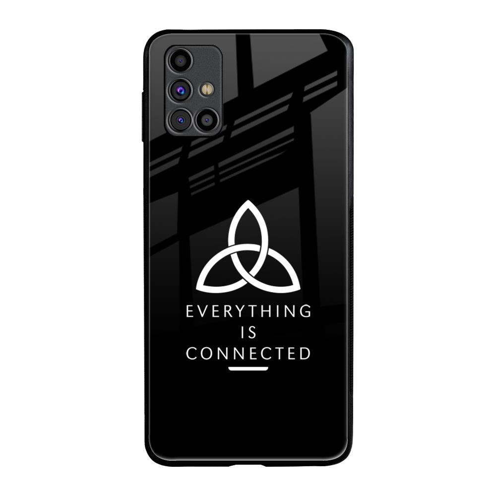 Everything Is Connected Samsung Galaxy M31s Glass Back Cover Online