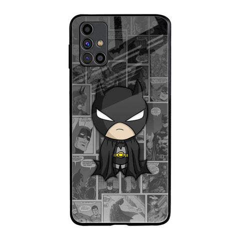 Cartoon Art Samsung Galaxy M31s Glass Back Cover Online