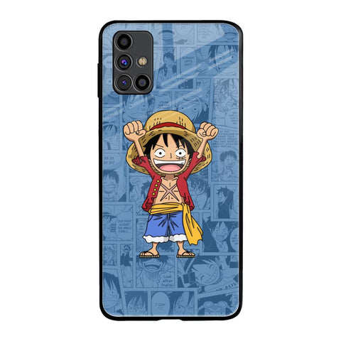 Chubby Anime Samsung Galaxy M31s Glass Back Cover Online