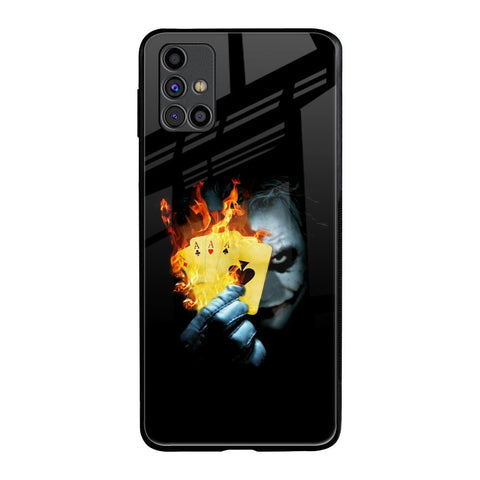 AAA Joker Samsung Galaxy M31s Glass Back Cover Online