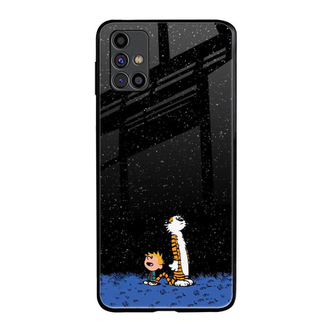 Night Sky Star Samsung Galaxy M31s Glass Back Cover Online