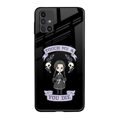Touch Me & You Die Samsung Galaxy M31s Glass Back Cover Online