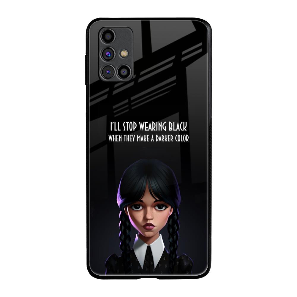 Aesthetic Digital Art Samsung Galaxy M31s Glass Back Cover Online
