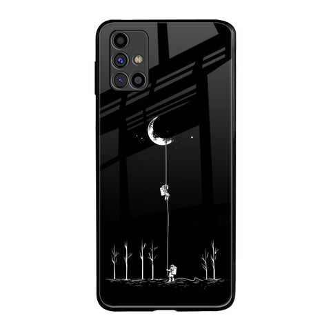 Catch the Moon Samsung Galaxy M31s Glass Back Cover Online