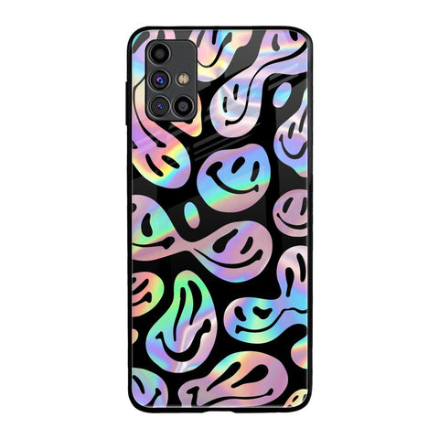 Acid Smile Samsung Galaxy M31s Glass Back Cover Online