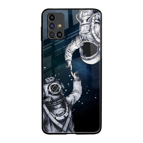 Astro Connect Samsung Galaxy M31s Glass Back Cover Online