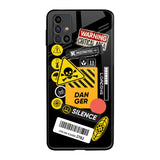 Danger Signs Samsung Galaxy M31s Glass Back Cover Online