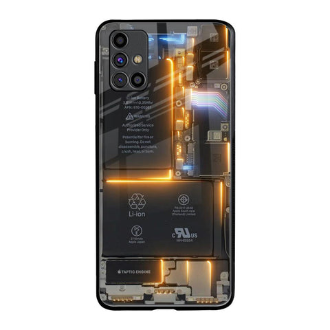 Glow Up Skeleton Samsung Galaxy M31s Glass Back Cover Online