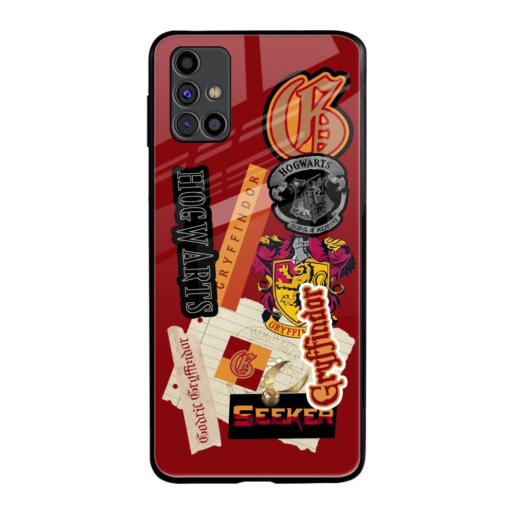 Gryffindor Samsung Galaxy M31s Glass Back Cover Online