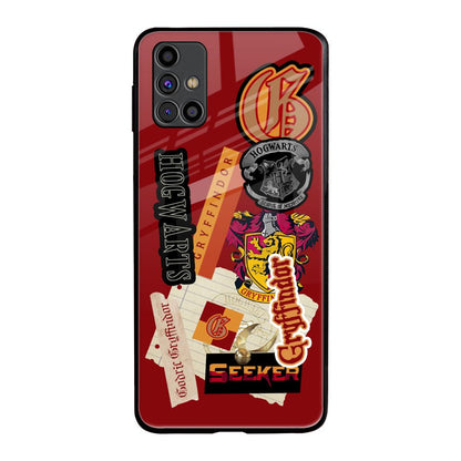 Gryffindor Samsung Galaxy M31s Glass Back Cover Online