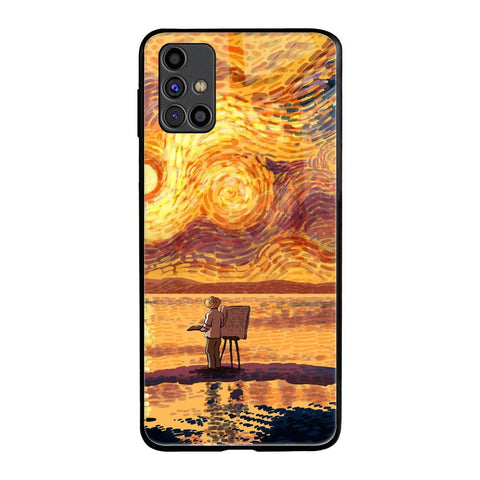 Sunset Vincent Samsung Galaxy M31s Glass Back Cover Online