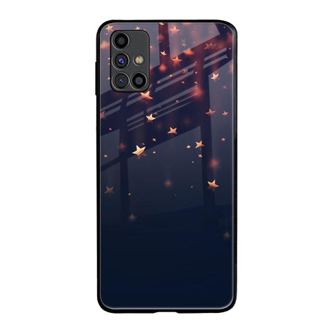 Falling Stars Samsung Galaxy M31s Glass Back Cover Online