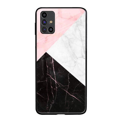 Marble Collage Art Samsung Galaxy M31s Glass Back Cover Online