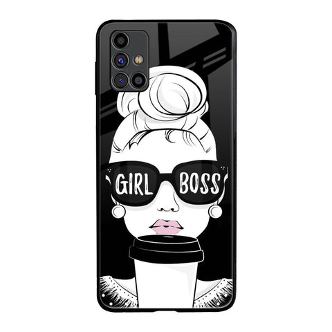 Girl Boss Samsung Galaxy M31s Glass Back Cover Online