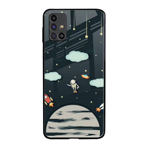 Astronaut Dream Samsung Galaxy M31s Glass Back Cover Online