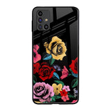 Floral Decorative Samsung Galaxy M31s Glass Back Cover Online