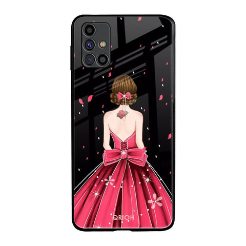 Fashion Princess Samsung Galaxy M31s Glass Back Cover Online
