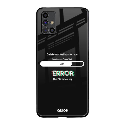 Error Samsung Galaxy M31s Glass Back Cover Online