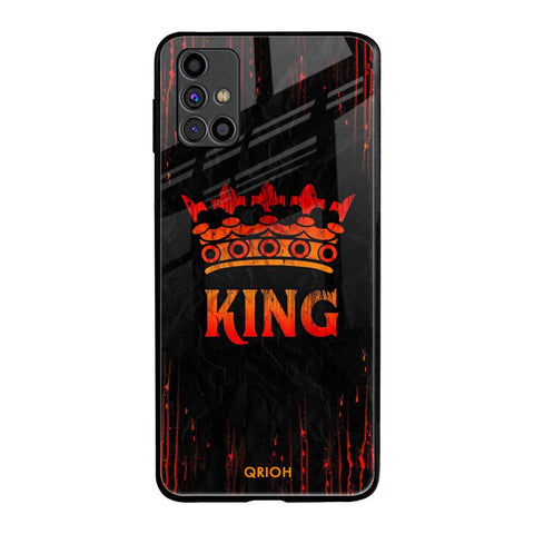 Royal King Samsung Galaxy M31s Glass Back Cover Online