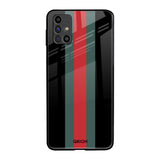 Vertical Stripes Samsung Galaxy M31s Glass Back Cover Online
