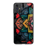 Retro Gorgeous Flower Samsung Galaxy M31s Glass Back Cover Online