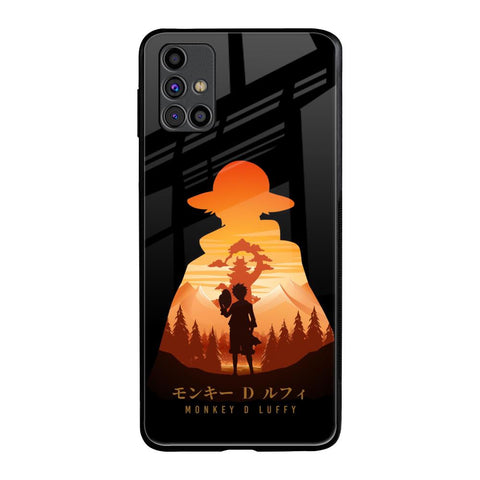 Luffy One Piece Samsung Galaxy M31s Glass Back Cover Online