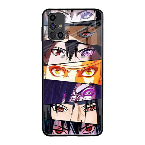 Anime Eyes Samsung Galaxy M31s Glass Back Cover Online