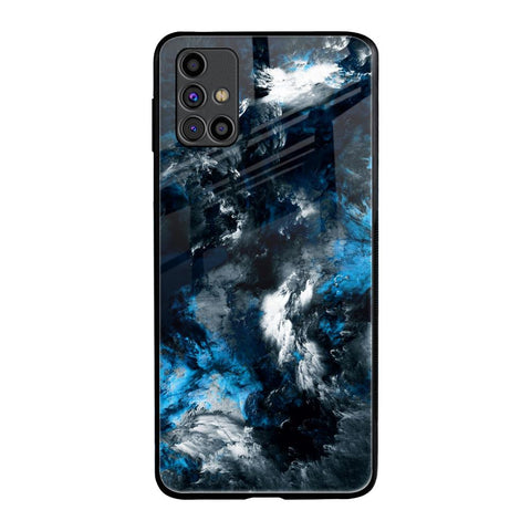 Cloudy Dust Samsung Galaxy M31s Glass Back Cover Online