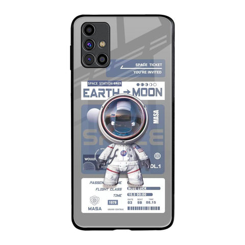 Space Flight Pass Samsung Galaxy M31s Glass Back Cover Online