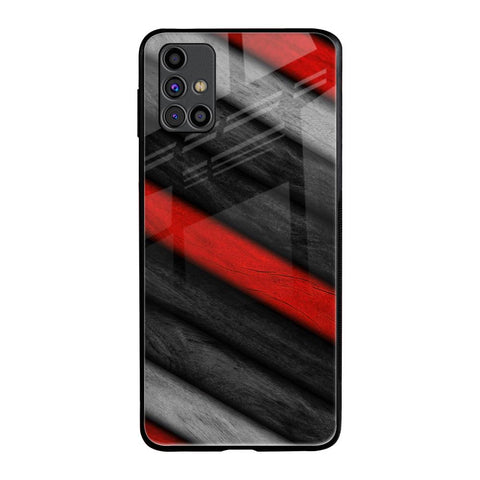 Soft Wooden Texture Samsung Galaxy M31s Glass Back Cover Online