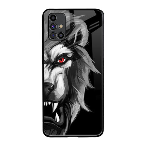 Wild Lion Samsung Galaxy M31s Glass Back Cover Online