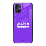 Make it Happen Samsung Galaxy M31s Glass Back Cover Online