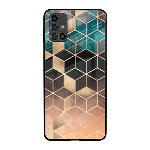 Bronze Texture Samsung Galaxy M31s Glass Back Cover Online
