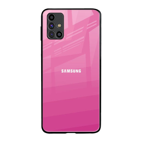 Pink Ribbon Caddy Samsung Galaxy M31s Glass Back Cover Online