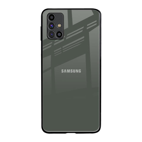 Charcoal Samsung Galaxy M31s Glass Back Cover Online