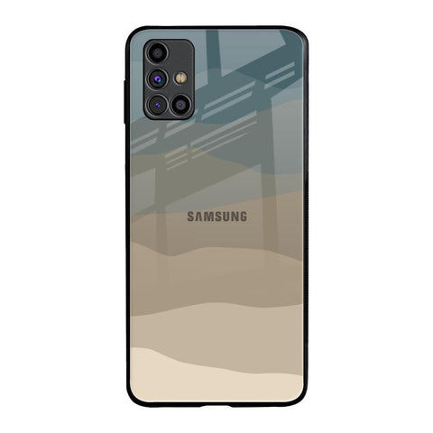 Abstract Mountain Pattern Samsung Galaxy M31s Glass Back Cover Online