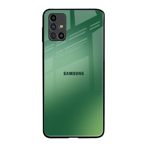 Green Grunge Texture Samsung Galaxy M31s Glass Back Cover Online